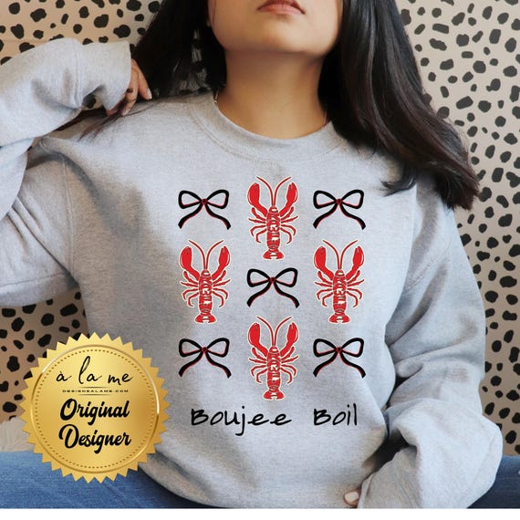 PNG Boujee Boil Crawfish Coquette -  Digital Download for Transfers