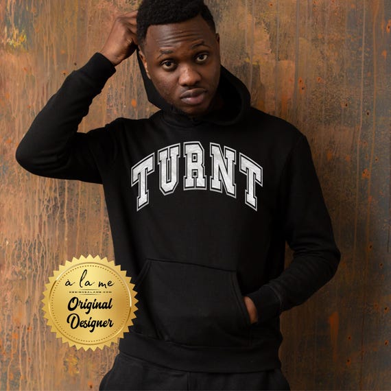 DTF Transfers -TURNT Varsity Letters Design -  RTP (Ready to Press)