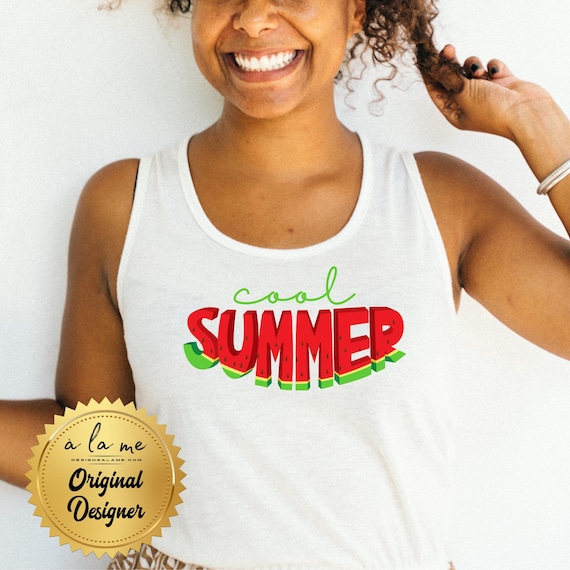 DTF Transfers - Cool Summer Watermelon - Ready to Press RTP