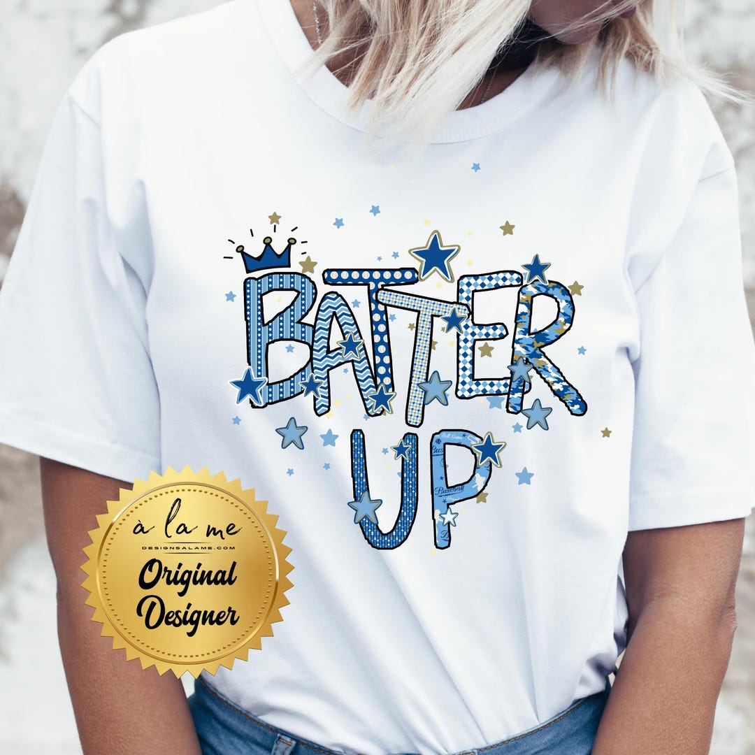 PNG Digital Download - KC Baseball Batter UP Fan Kansas City Doodle ...