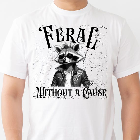 DTF Transfers - 4th of July Feral without a Cause - Cool Rebel - Ready to Press