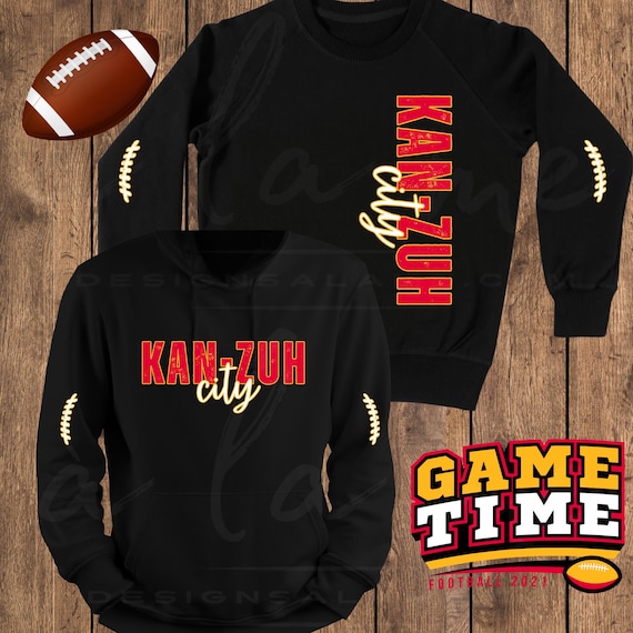 PNG Digital Download - KC Football Kanzuh City Kansas City - for Sublimation & DtF Transfers