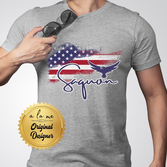 TSHIRT -  Saquon - The Patriot - USA Eagle