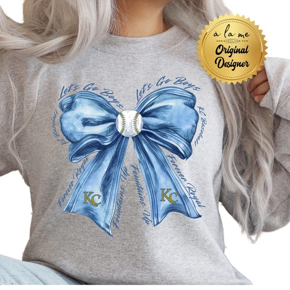PNG Digital Download - KC Baseball Bow Coquette Kansas City