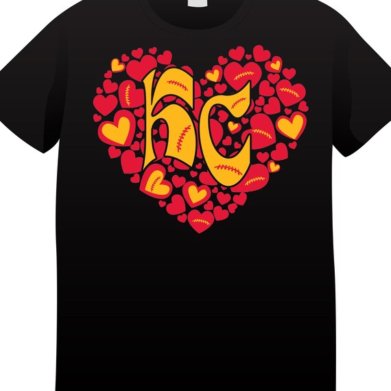 PNG Digital Download - 3 Peat 3PEAT three peat Hearts Groovy Love KC Football-for Sublimation, DTF & UVdTF Transfers
