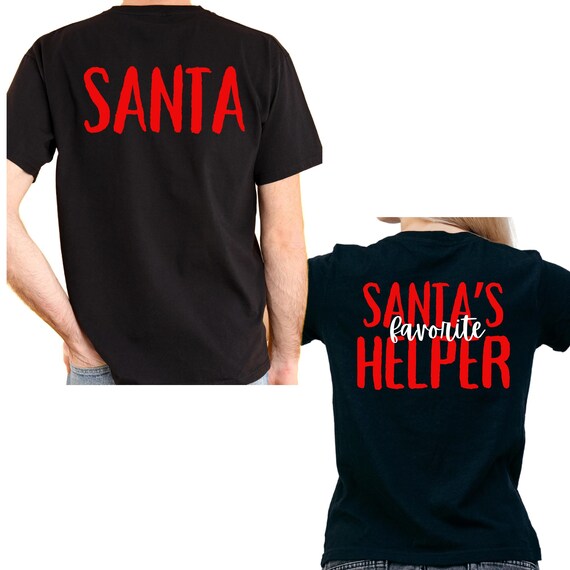 PNG Digital Download - His and Hers Couples Santa and Santa's Helper Designs -for Sublimation & DtF Transfers