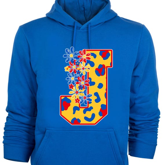 SHIRT Sweatshirt Hoodies Kansas Football Varsity Leopard flowers