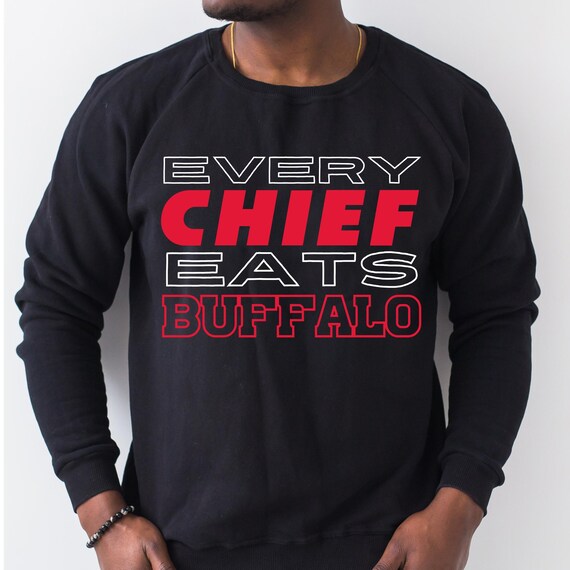 PNG Digital Download - KC Football Every Chief Eats Buffalo -for Sublimation & DtF Transfers