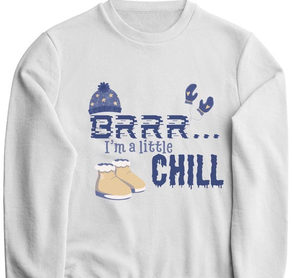 PNG Digital Download-bRRRR I'm a little CHILL for DtF Transfers