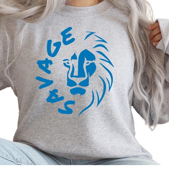 PNG Digital Download - Detroit Football Lion Savage - for Sublimation & DtF Transfers