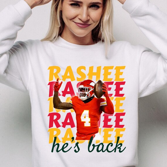 APPAREL KC Football Rashee Rice 4 He's Back