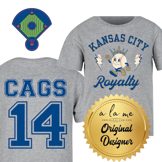 Personalized TSHIRT Kansas City KC Baseball Player Royalty - Pick a Player!