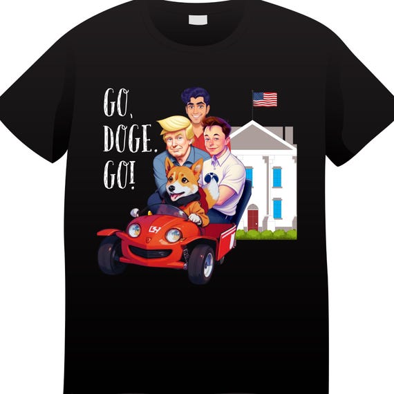PNG GO DOGE Go Department of Government Efficiency Trump Musk -  Digital Download for Transfers
