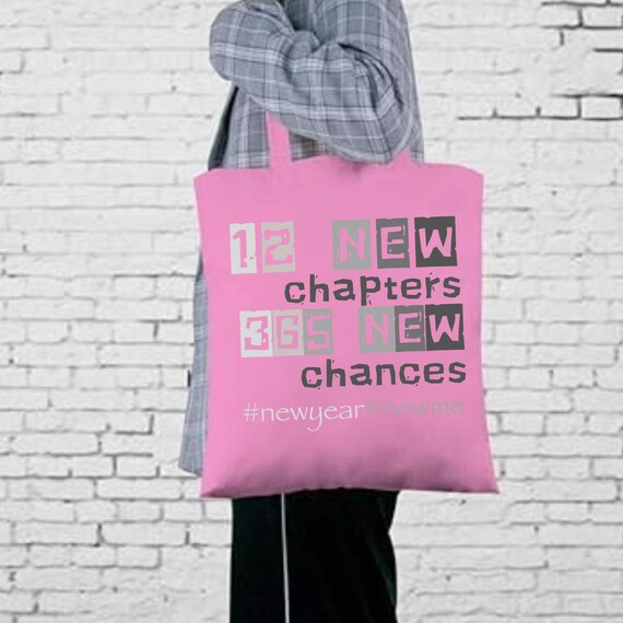 PNG Digital Download -New Year New Me 12 Chapters 365 Chances- for DtF Transfers