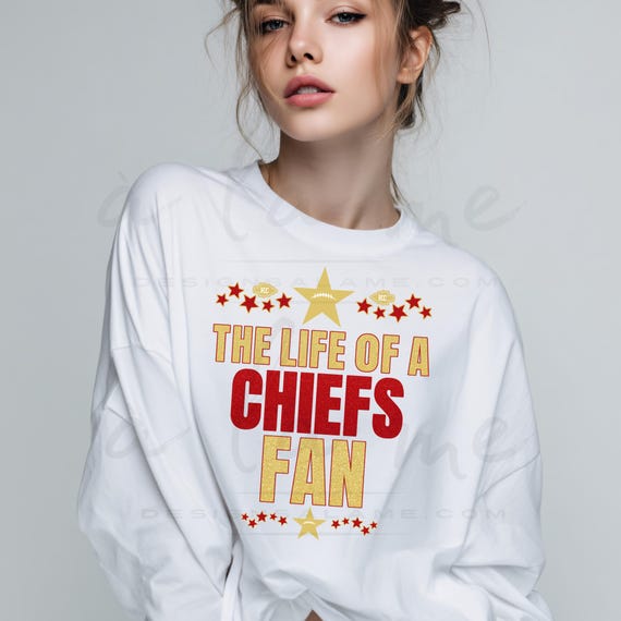 DTF Transfers - KC Kansas City Football The Life of Fan - Ready to Press