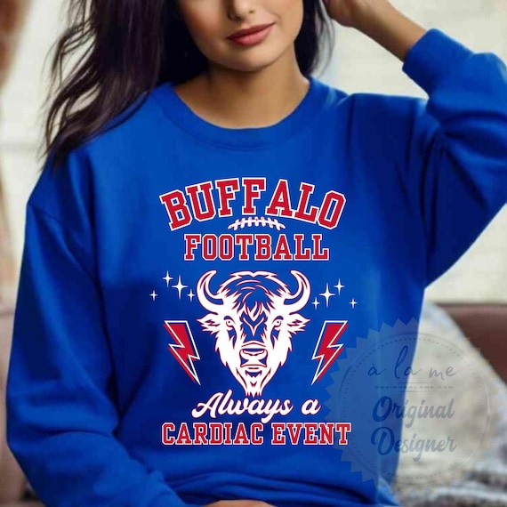 PNG Digital Download - Buffalo Football Cardiac Event - for DTF Transfers for Crafts and Shirts