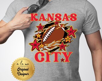 PNG Digital Download - KC FOOTBALL Kansas City Breaking Football Stars