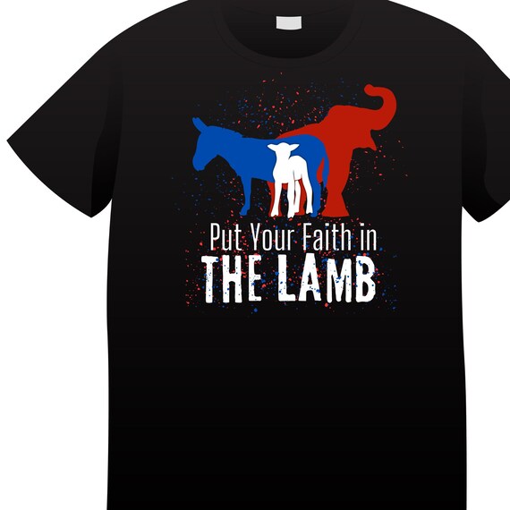 PNG Digital Download - Put your Faith in the Lamb