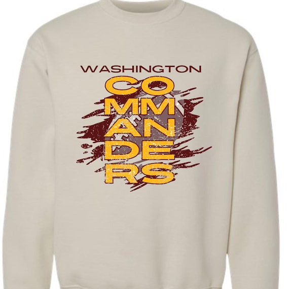 Shirt Tshirt Long Sleeve Sweatshirt Hoodie Washington Football Commanders