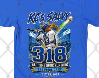 APPAREL - Kansas City KC Baseball Salvy The Home Run KING 318