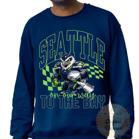 DTF Transfers - Seattle Football Super Sunday On Our Way to the Bay Bowl - Ready to Press