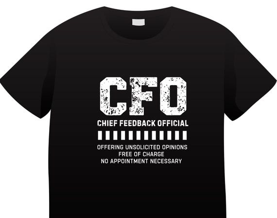 PNG Digital Download- CFO Chief Feedback Official - Know it All - for DtF Transfers