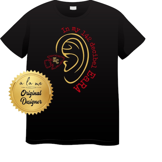 PNG Digital Download - KC Football Stadium 142 Decibels Loud -for Sublimation & DtF Transfers