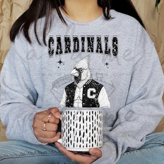 PNG Digital Download - CARDINALS Sketch Varsity Jacket BASEBALl Stadium- for DTF Transfers