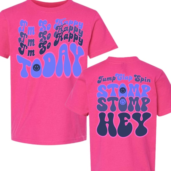 PNG Digital Download - I'm So Happy PreSchool Design - for Sublimation & DtF Transfers