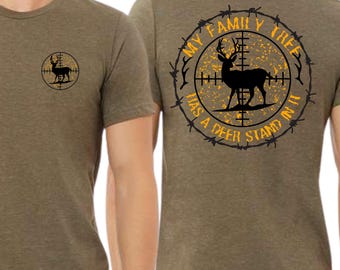 PNG Digital Download - My Family Tree Has a Deer Stand In It Hunting - for Sublimation & DtF Transfers