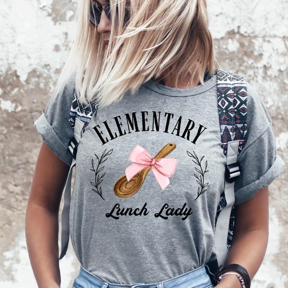 PNG ELEMENTARY Lunch Lady - Digital Download for Transfers