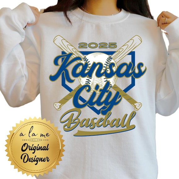 APPAREL KC Baseball  BASEBALL 2025- Tshirts, Long Sleeve, Sweatshirt, Crewneck Hoodie