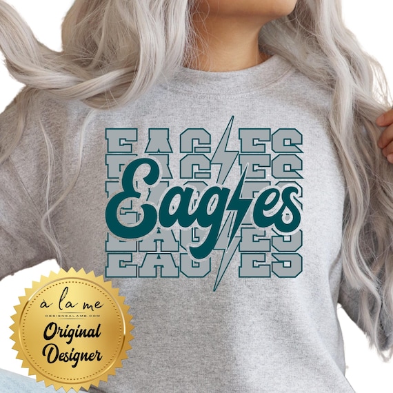 APPAREL Philadelphia PA Eagle Stacked Design