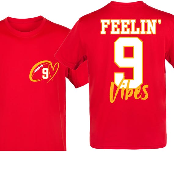 SHIRT Sweatshirt Hoodies 9 VIBES KC Football Kansas City