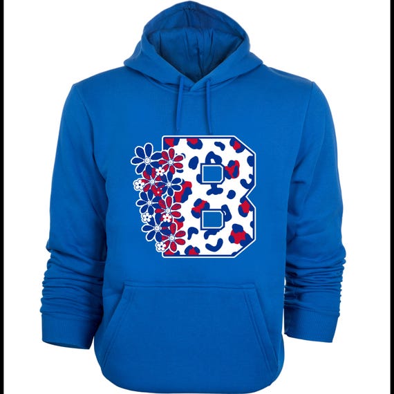 PNG Digital Download - Buffalo Football Varsity Leopard Flowers- for DTF Transfers for Crafts and Shirts