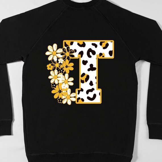 SHIRT Sweatshirt Hoodies MO Tigers Football Varsity Leopard flowers