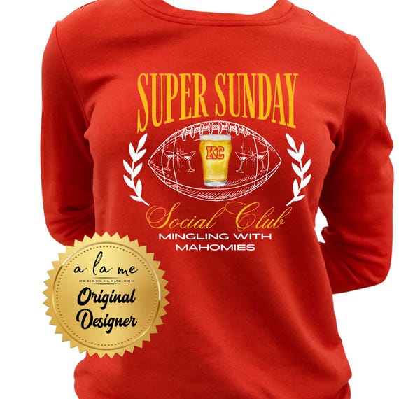 DTF Transfers - KC Football Super Sunday Social Club with Mahomies Kansas City