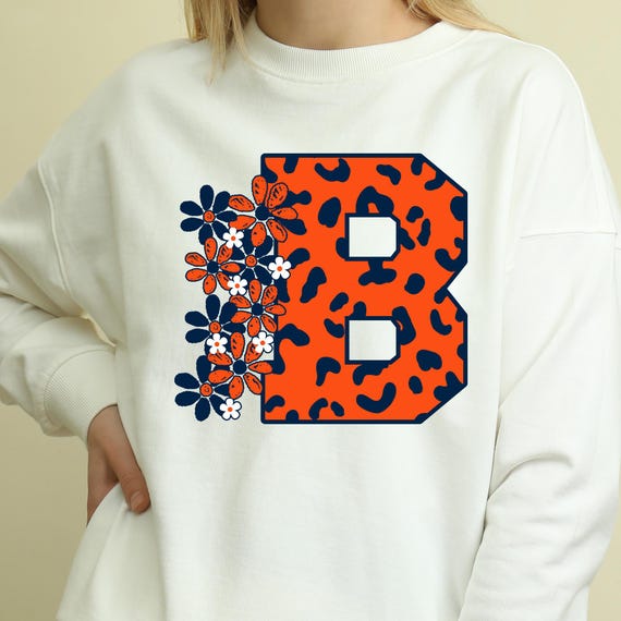 DTF Transfers - Denver Football Varsity Leopard Flowers Collegiate - Ready to Press