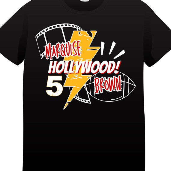 PNG Digital Download - Hollywood Brown 5 - KC Football  for DTF Transfers for Crafts and Shirts