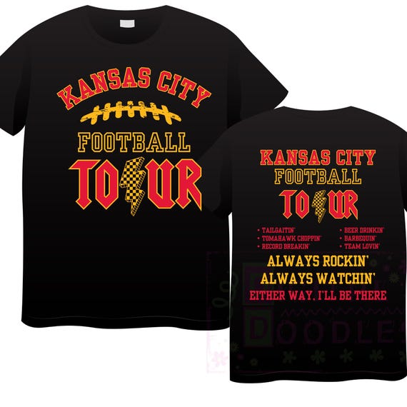 PNG KC FOOTBALL Tour Digital Download for Sublimation & DtF Transfers