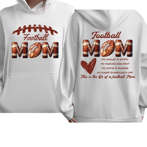DTF TRANSFERS Mom Life FOOTBALL