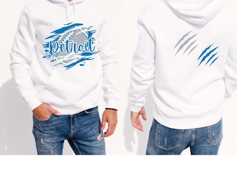 PNG Digital Download - Detroit Football Lions Breakthrough Scratch - for Sublimation & DtF Transfers