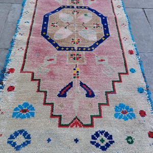 2x4 Rugs, Kitchen Rugs,Vintage Rug, 2x4 Turkish Rugs, Handmade Rugs, Modern Rugs, HomeDecor, Homedizayn, Beige Rug, Livingroom rug,1.7x3.5 f