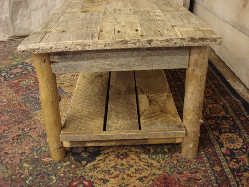 Driftwood Coffee Table Rustic coffee table 42 x Etsy