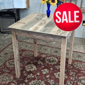 Made with Ocean Driftwood Wood (&quot;27 x 27&quot;x 29&quot;H) (We can make any size)