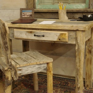 Rustic  Desk with Draw (40&quot; x 19&quot; x 30&quot;H)