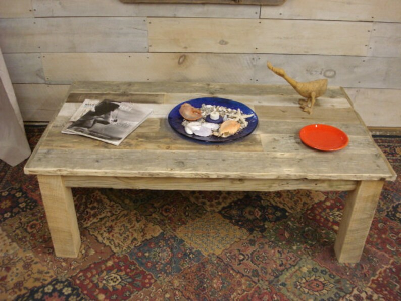 Coffee Table, Ocean Driftwood, Driftwood Coffee Table 60x30x 16to24