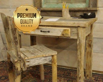 Rustic  Desk with Draw (40" x 19" x 30"H)