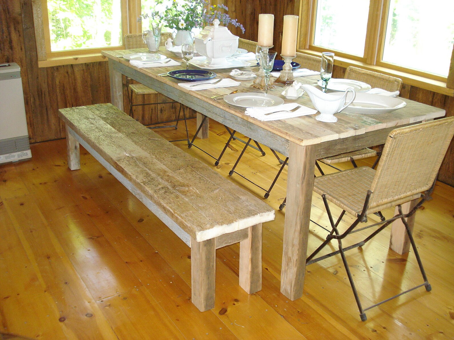 Driftwood Dining Room Table 72l X 34w X Etsy