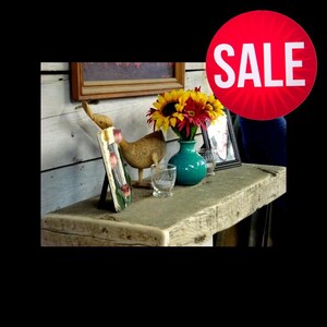 SHELF  SHELF Breadboard edge (1.5 to 2&quot; X 10&quot; Deep X 12 to 24 inches Long)  Shelf, Rustic, Farmhouse, Floating, Brackets